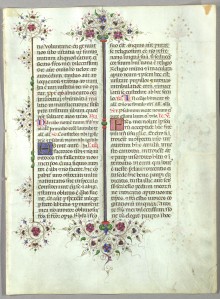 The Llangattock Breviary (St. Louis, Saint Louis University, Pius XII Memorial Library, Special Collections,  VFL MS 2r)